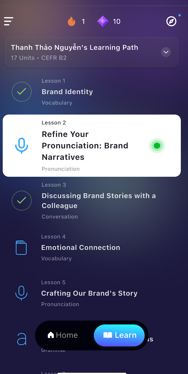 Elsa Speak là ứng dụng luyện phát âm tiếng Anh dựa trên công nghệ AI